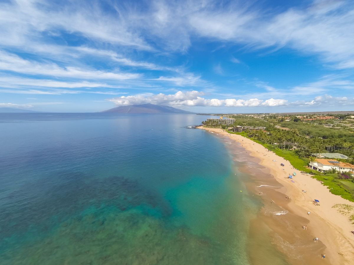 Beautiful Keawakapu Beach in Kihei